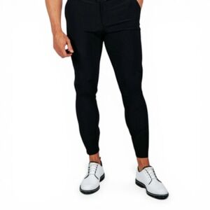 Primo Golf Joggers Men 32 Short (Fits 31x26) Black Tapered Ankle Zip Performance